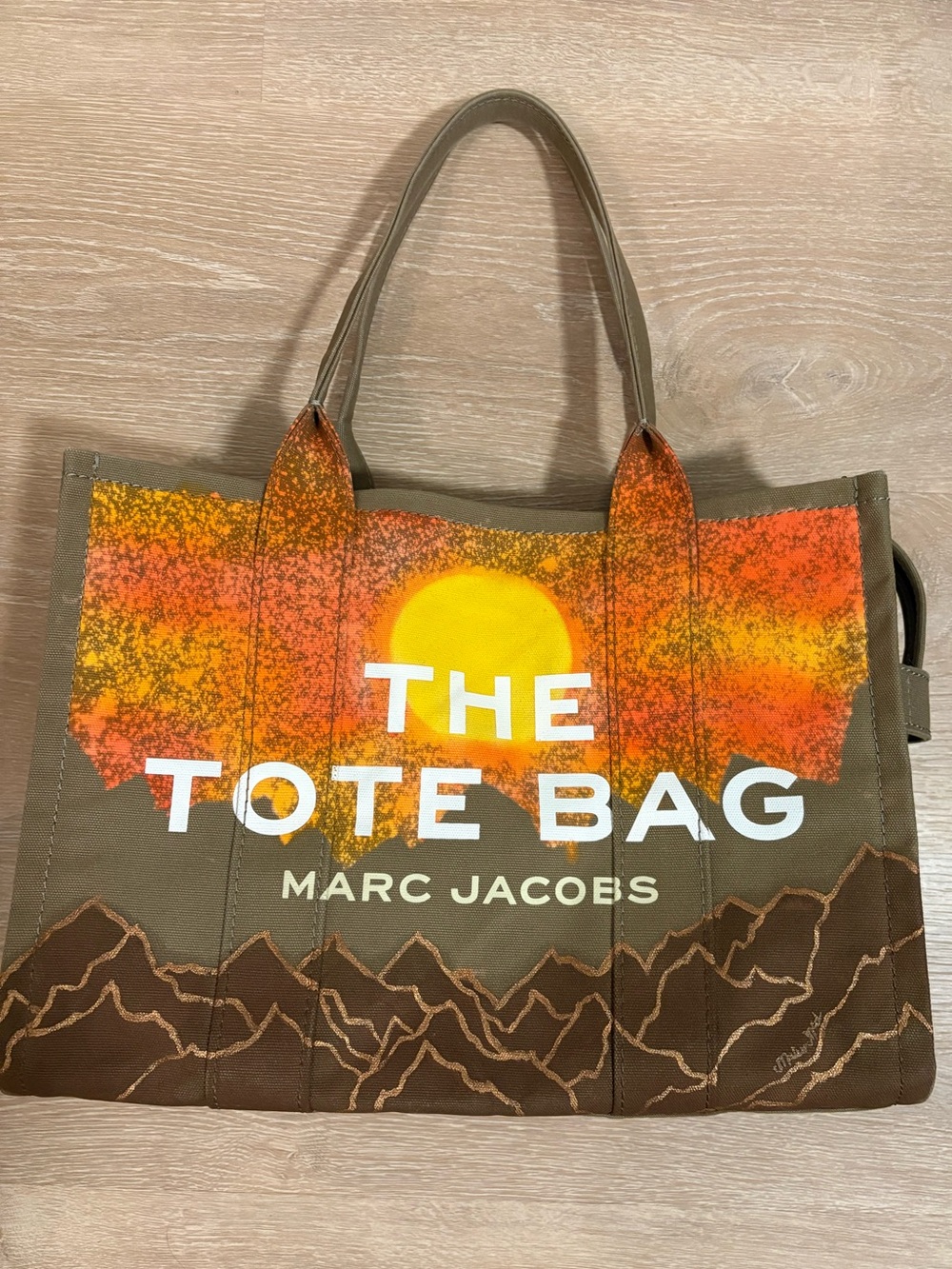 Large Marc Jacobs “Picture this: We’re in the Smokey Mountains” 🌅⛰️ The Tote Bag